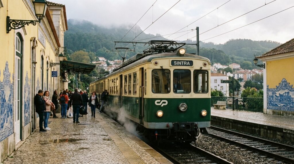 Lisbon to Sintra train Rossio station day trip