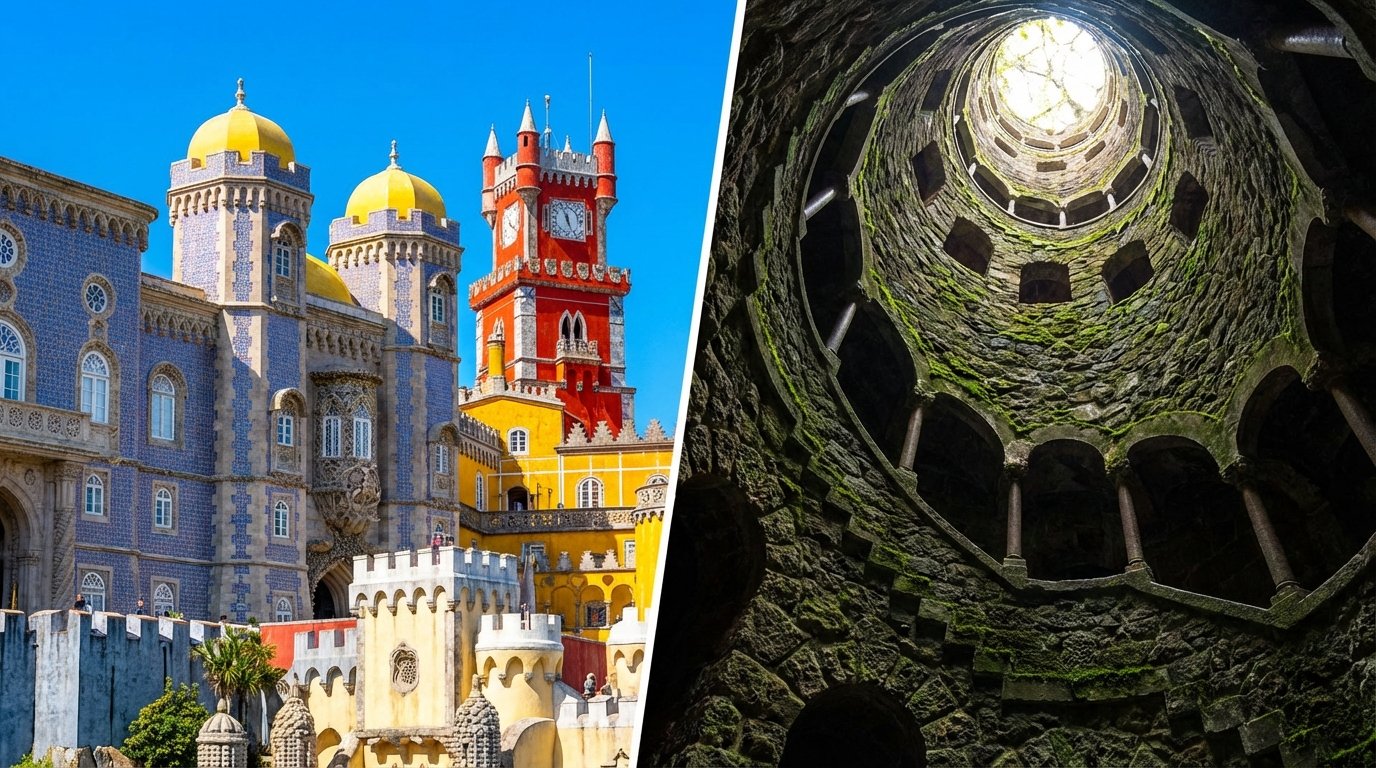 Best of Sintra: Pena Palace & Quinta da Regaleira - Full Day Private Tour
