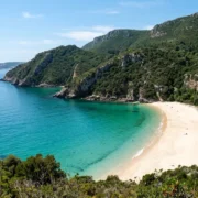 Praia dos Galapinhos, one of the best beaches in Arrabida Natural Park