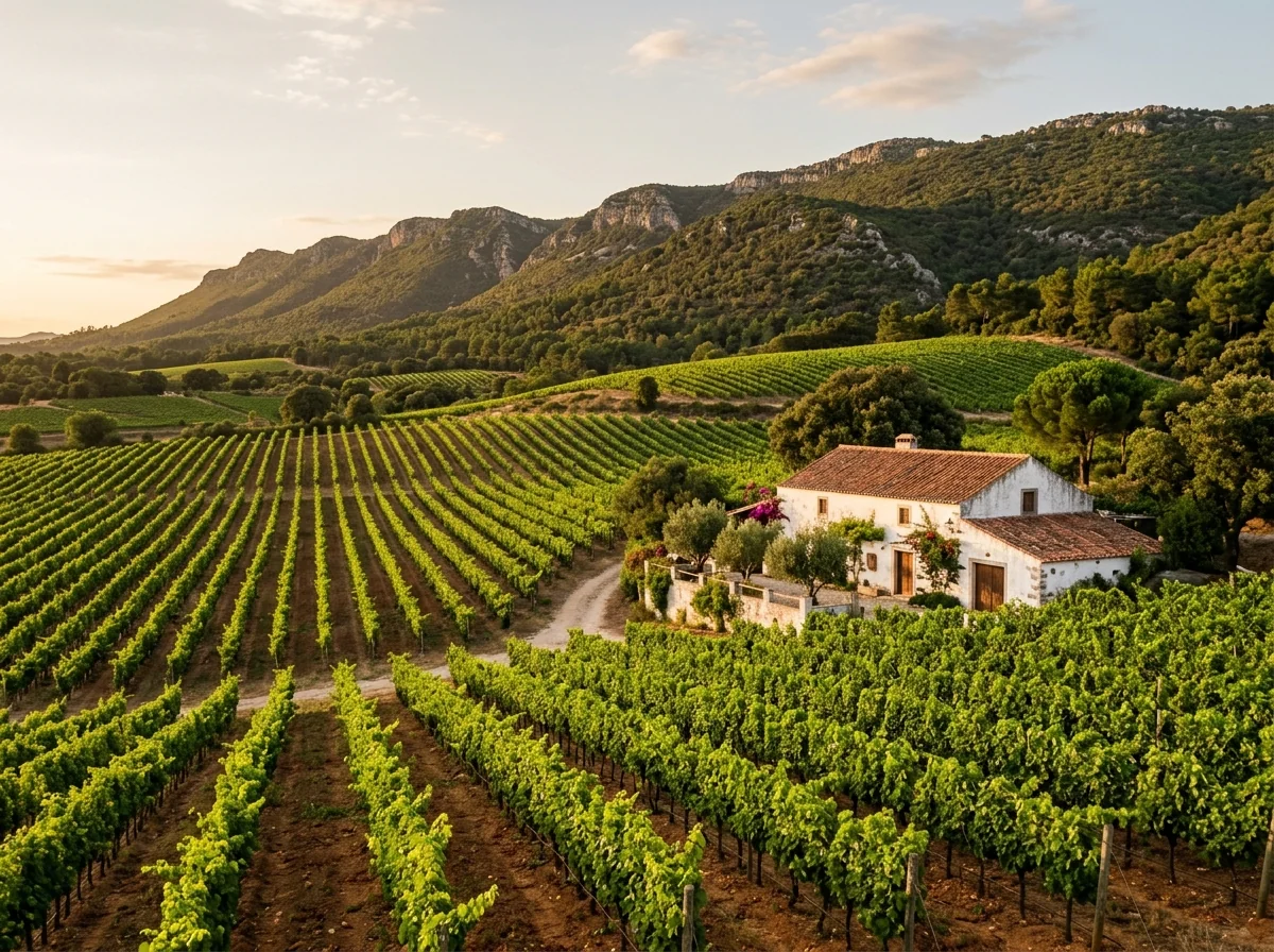 Azeitao vineyard and wine cellar near Sesimbra and the Arrabida park