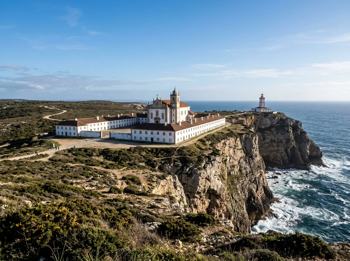 Cape Espichel sanctuary and cliffs near Sesimbra, a Lisbon day trip highlight