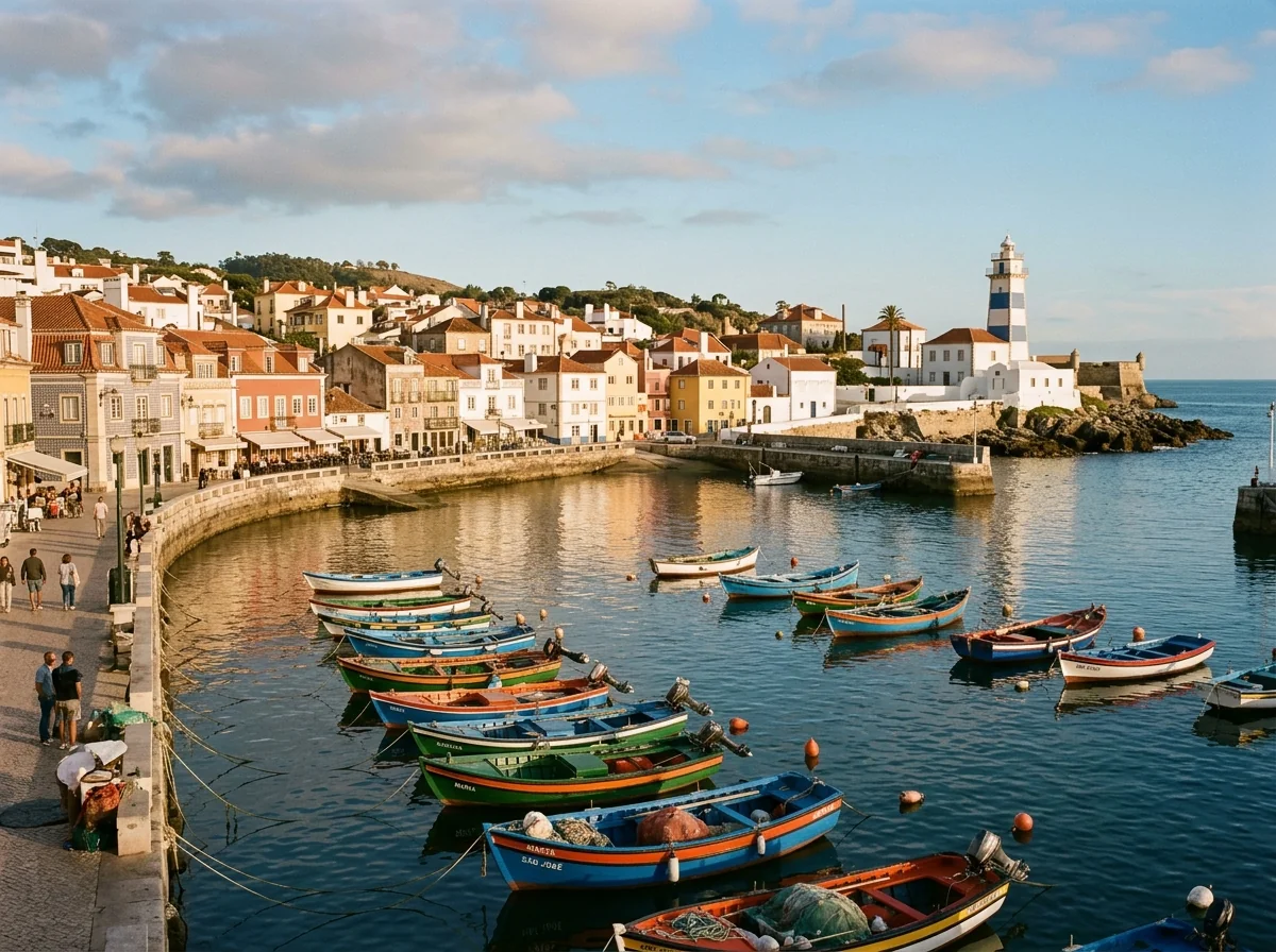 Cascais old town and marina in the afternoon, the second half of a Sintra and Cascais day trip