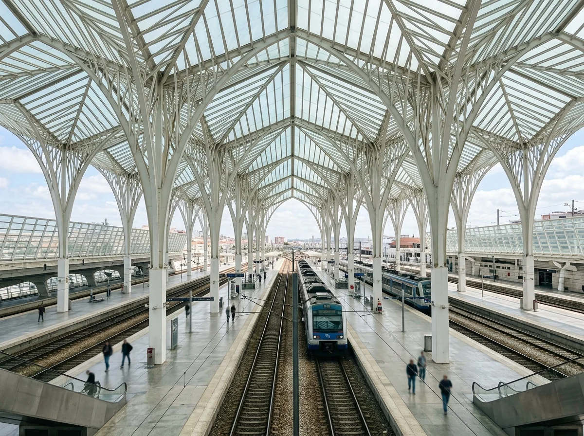 Lisbon Oriente station, an alternative departure point for the Sintra train