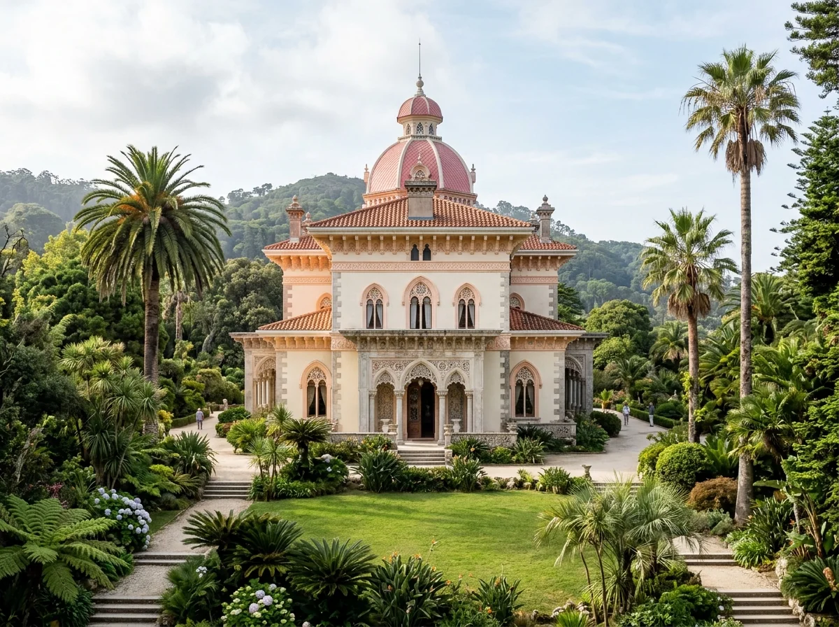 Monserrate Palace in Sintra, reached by the 435 bus on the same pass