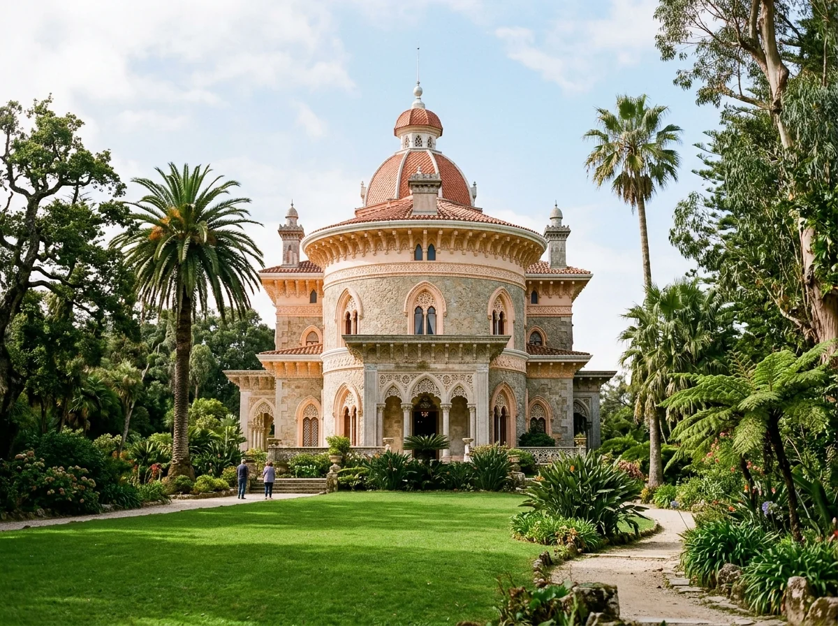 Monserrate Palace and gardens in Sintra, a less crowded alternative to Pena Palace